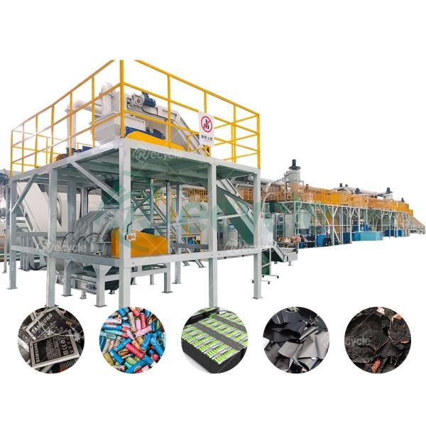 NCM 18650 Battery Recycle Equipment Separating Copper and Aluminum for Metal