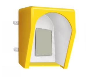 Quality Noise Reduction Emergency Telephone Acoustic Hood GRP Material For Marine wholesale