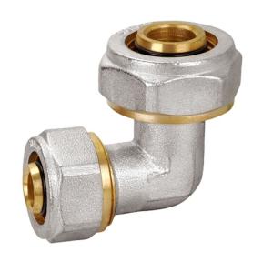 Quality Quick Connect Brass Fittings PF5004 Brass Pipe 90 Degree Elbow wholesale