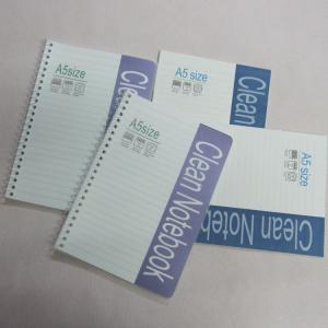 Quality PVC Cover Lint Free 50 Pages A5 Cleanroom Spiral Notebook wholesale