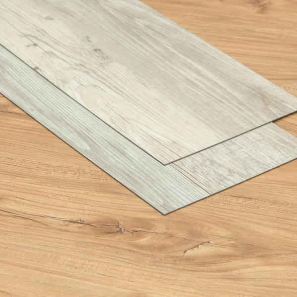 Wood Texture Interlocking Luxury Vinyl Tile Flooring Quick Fitting Interior