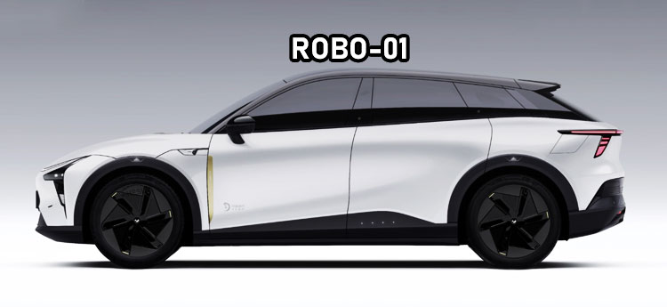 2023 Energy Geely ROBO-01 Luxury Four Wheel Electric Vehicle with Max Speed of 200 Km/h and Fuel Type of Electric Car