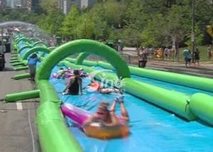 Quality Custom made outdoor giant inflatable the city water slide for summer water game fun from Sino Inflatables wholesale