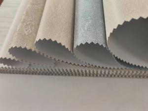 Quality 420gsm Sheer Roller Blind Fabric Manual Roller Jacquard Curtain Fabrics wholesale