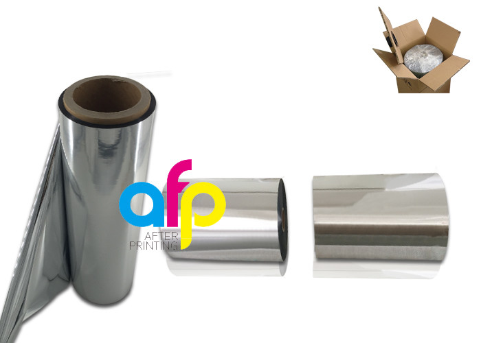 22 Mic Metalized Polyester Film For Paper / Paperboard 3 Inch Core