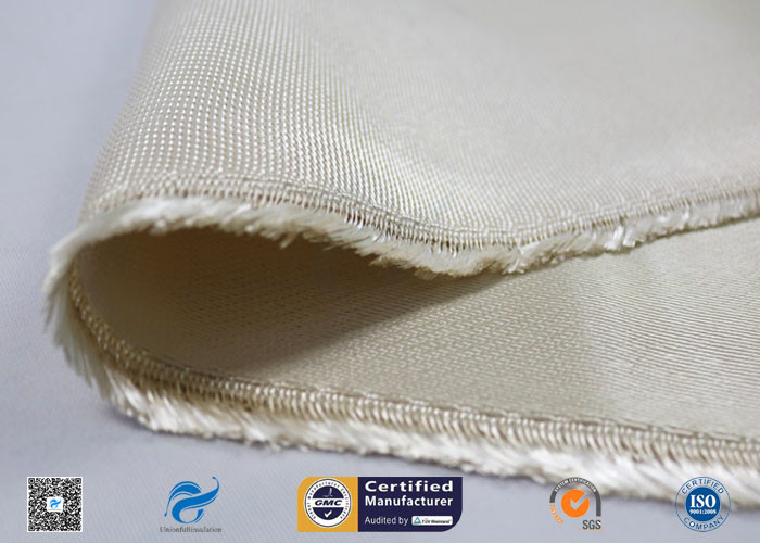 Heat Resistant 1050g Brown High Silica Fiberglass Fabric Fireproof