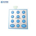 Custom Poly Membrane Switch Keyboard Polyester EBG180 Metal Domes