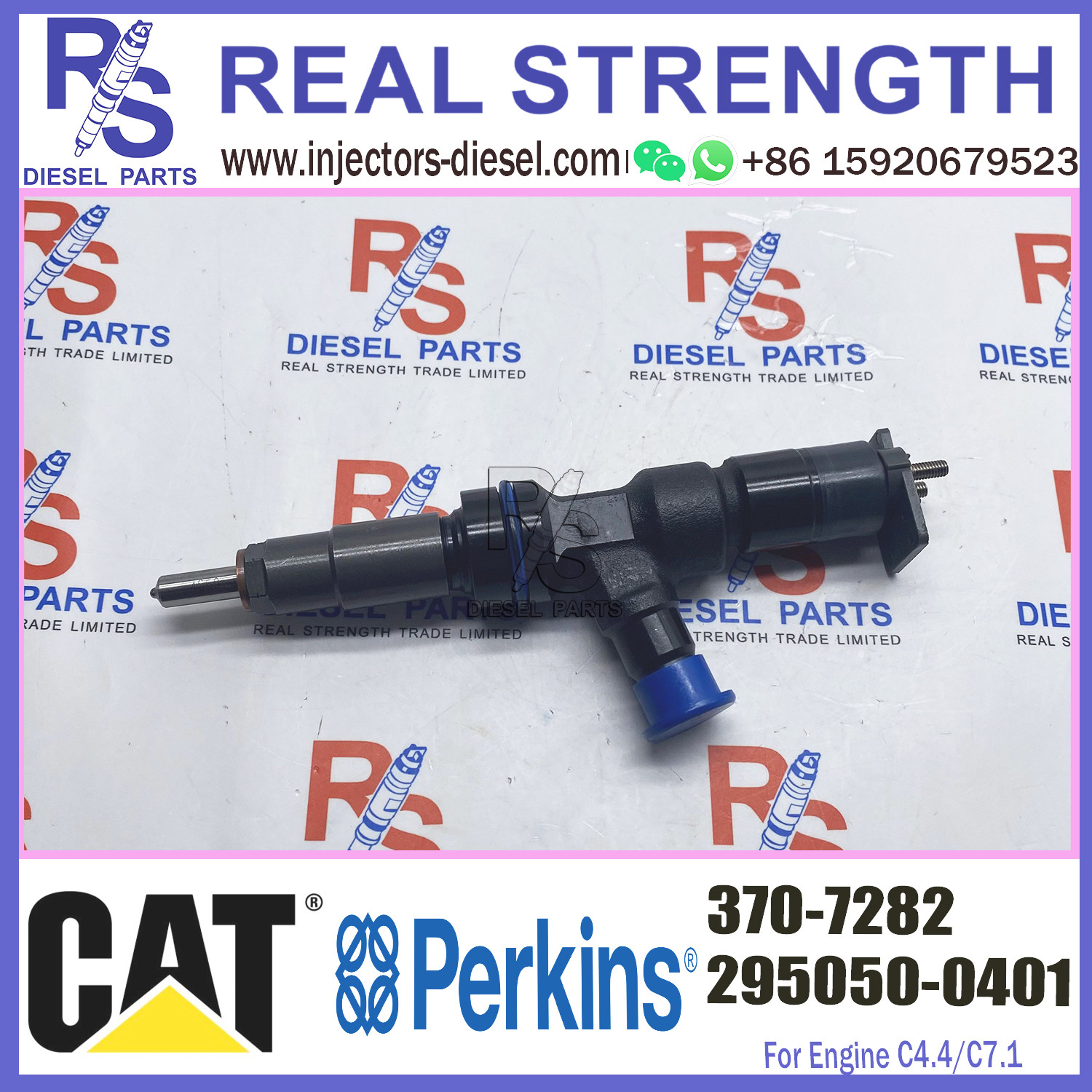 Caterpillar Perkins C7.1 C6.6 Injector 295050-0401 370-7282 3707282 20R-2478