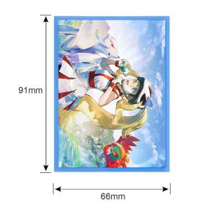 Quality Soft 66*91MM 100PCS Yugioh Photo Topload Matte Game Card Sleeves Holographic wholesale