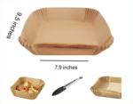 Air Fryer Disposable Paper Liners Non Stick Square Baking Parchment Paper Liner