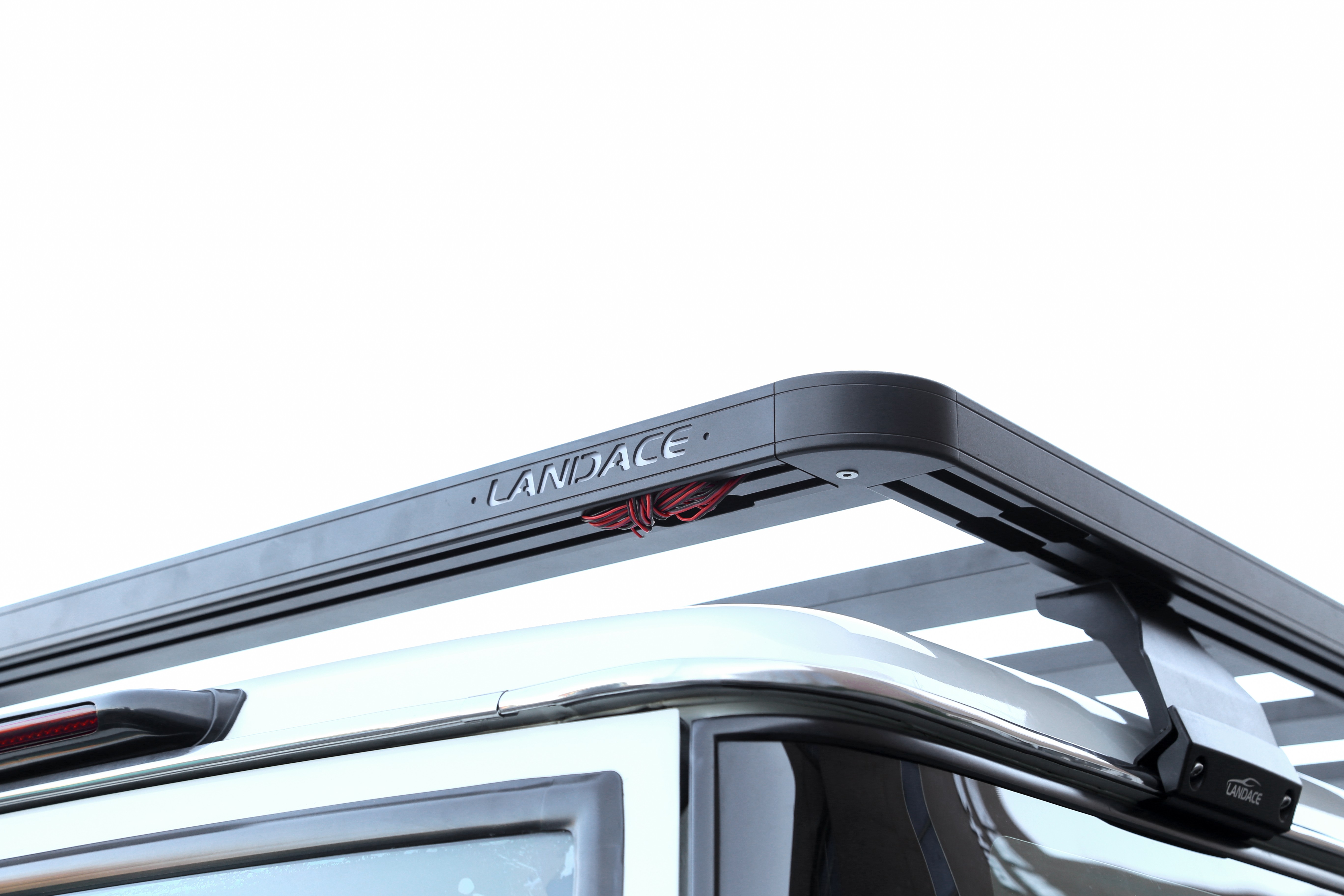 Power Coated Flat Roof Racks Platform Luggage Gear Bracket Bike Holder for Toyota LC 76