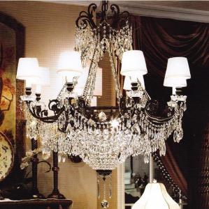 Quality Black iron candle chandelier (WH-WI-03) wholesale
