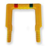 Chemical Resistant Manhole Ladder Step , MS004 Yellow Manhole Encapsulated Step