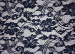 Beauty Chemical Lace Fabric / Cupion Lace Fabric With Polyester / Cotton