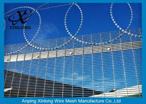 Quality Anti - Climbing High Security Fence Panels With 4.0mm Wire Diameter wholesale
