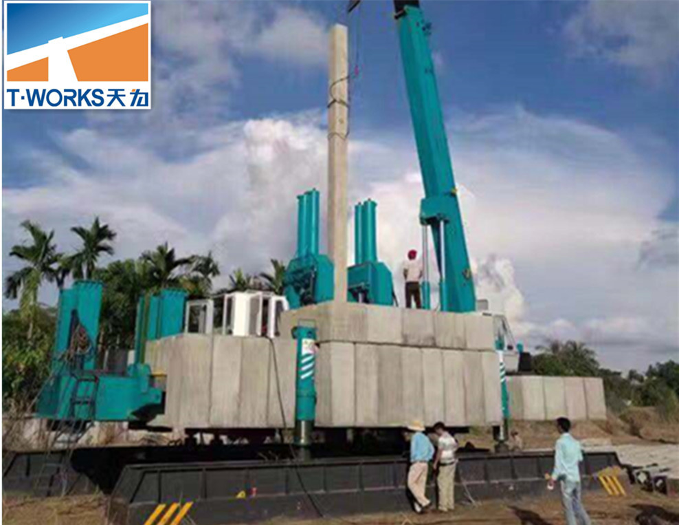 Low Vibration Pile Foundation Drilling Machine