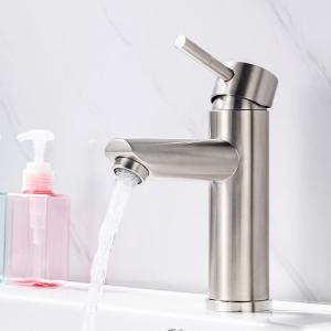 Quality Customized Logo Silver SUS304 Stainless Steel Faucet Easy To Install wholesale
