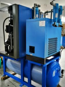 Quality Single Phase Rotary Screw Air Compressor With Dryer Simple Maintenance wholesale