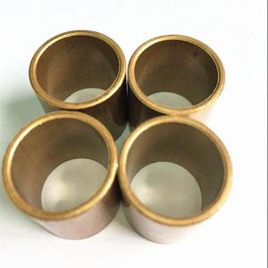 Quality Durable Slide Copper Bushing For Marine Gearbox / Flanged Brass Bimetal Bush wholesale