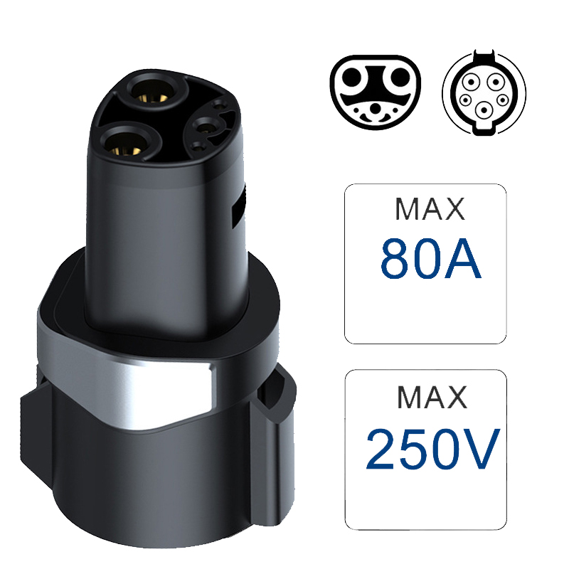 Tesla EV Charger Adapter J1772 to Tesla Charging Adapter with Carton Outer Packaging