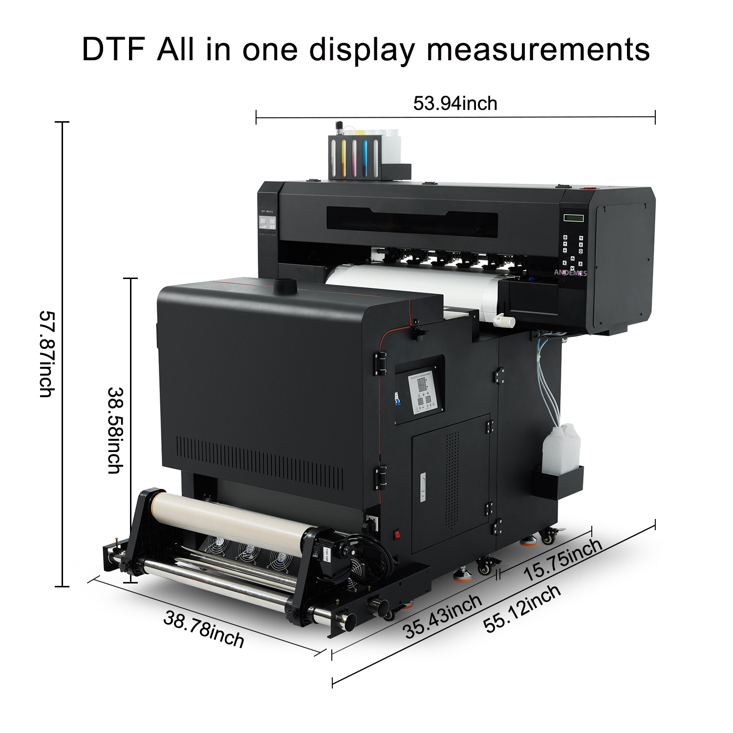 Multicolor i3200 Shake Powder Heat Transfer Printer for Clothing T-shirt DTF Printing