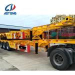 Steel 20FT 40FT Container Long Lifetime Chassis Skeleton Semi Trailer with