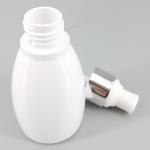 White Bowling 120ml 4oz Lotion Plastic Bottle With Emulsion Pump