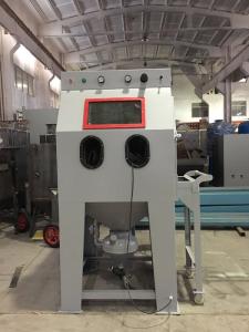 Quality Cart / Manual Turntable Pressure Blast Cabinet Without Separator 750W Motor wholesale