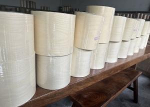 Quality Natural American White Ash Wood Veneer Sheet With Fleece Back wholesale