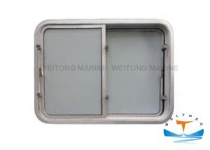Quality Aluminium Marine Windows For Boats Wheel House Fixed Type 200-450mm Clear Size wholesale