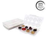 Wholesale Clear Plastic Gift Box For 4, 8, 15, 30 Truffle Chocolate High-Grade