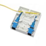 FTTH Fiber Optic Plate 40~+85 Operating Temperature White Plastic Shell