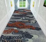 Coil Crystal Velvet Custom Commercial Floor Mat For Entrance Corridor Stairway