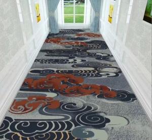 Quality Coil Crystal Velvet Custom Commercial Floor Mat For Entrance Corridor Stairway Hotel wholesale