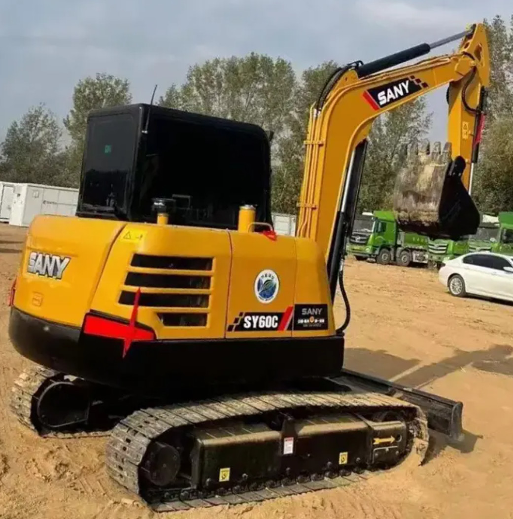 90% New Second Hand Construction Machine 5T Mini Digger Used Sany SY60C-10 Crawler Excavator