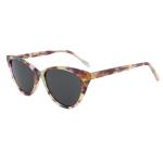 Cateye Round Acetate Sunglasses Anti Glare Oval Sunglasses Womens