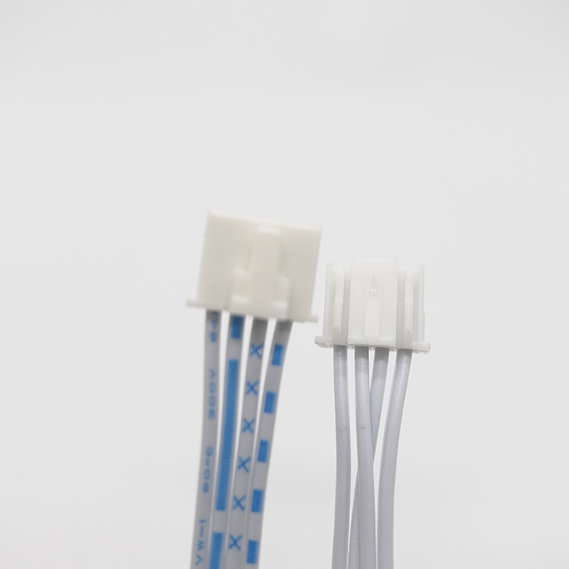 Customized Yellow JST Dupont Molex Connector Flat Cable Wire Harness for EURO Market