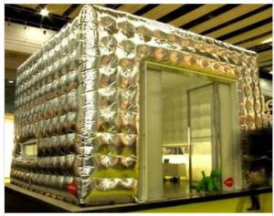 Quality 2013 silver inflatable cube tent wholesale