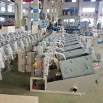 Sludge Thickening Dewatering Screw Press Machine For Integrated Wastewater