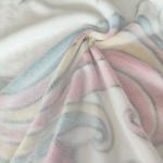 Pink Animal Printed Flannel Fleece Fabric 100% Polyester
