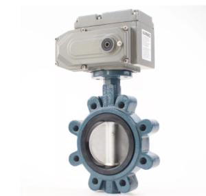 Quality SS410 DI butterfly valve with WCB Body Pn16 25 Working Pressure Electric Operation wholesale
