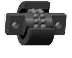 780708 K Forklift Mast Roller Bearings , GCr15 transmission axle bearing