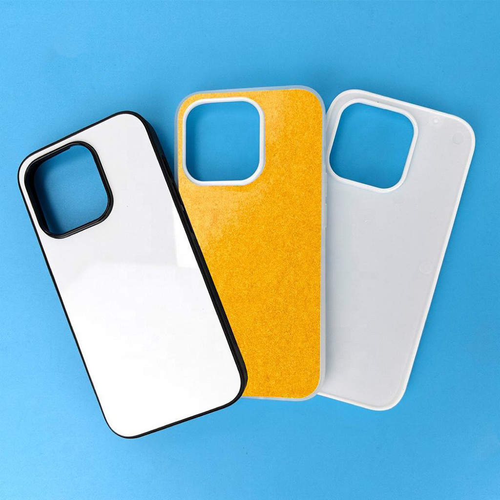 Blank 2D Sublimation Tempered Glass Phone Cases For IPhone 16 15 14 Pro Max Plus