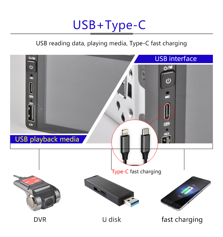 Universal 6.9 Inch Car MP5 Player OEM GPS BT DSP FM Gps Navigation System