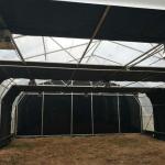 Length 30-100m Hoop House Light Deprivation Greenhouses for Mushroom Large
