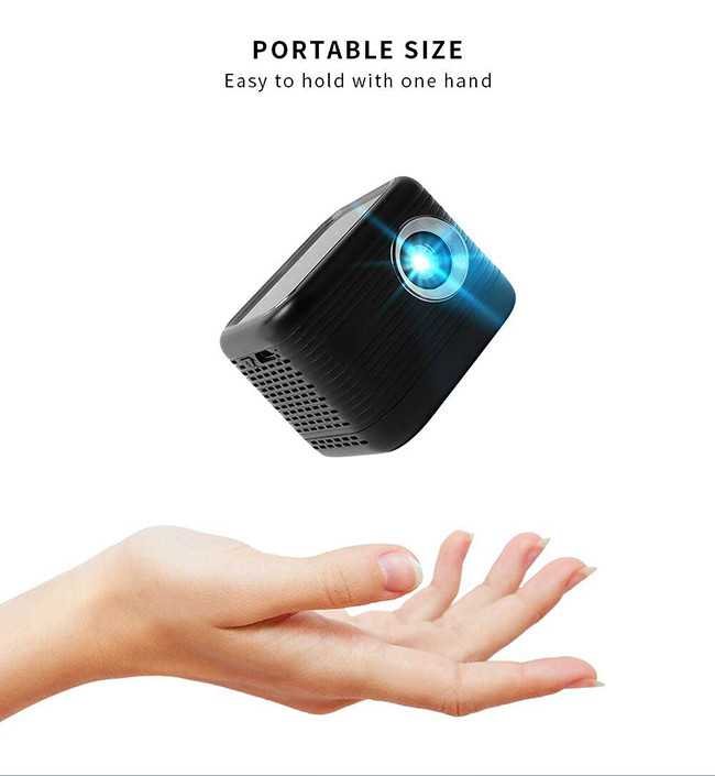 640*360 Touch Screen Pico Smart Projector 40 ANSI Lumens