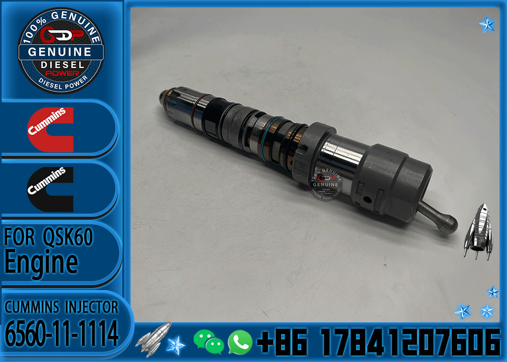 PC1250-7 ASS6D170E QSK23 QSK60 Diesel Engine Part Fuel Injector 6560-11-1114 4326780 4088431 4326781 4902828 P4902827