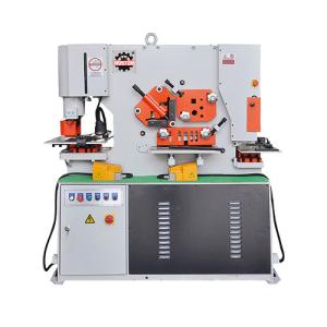 Quality Hydraulic Punching And Shearing Combined Ironworker Punch Press Machine Bending HIW-60 wholesale
