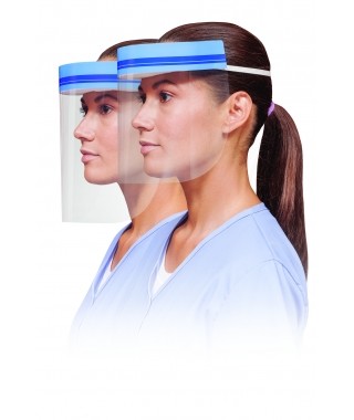 Resuable 3/4 Length 7" Safety Face Shield Visor
