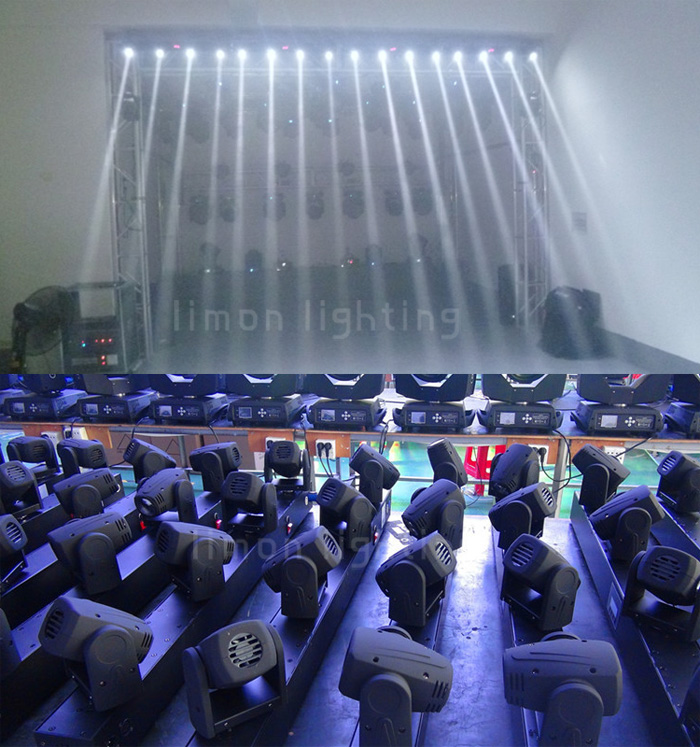 4 Head RGBW 4in1/White LED Linear Pocket Beam Moving Head Bar Disco Lights